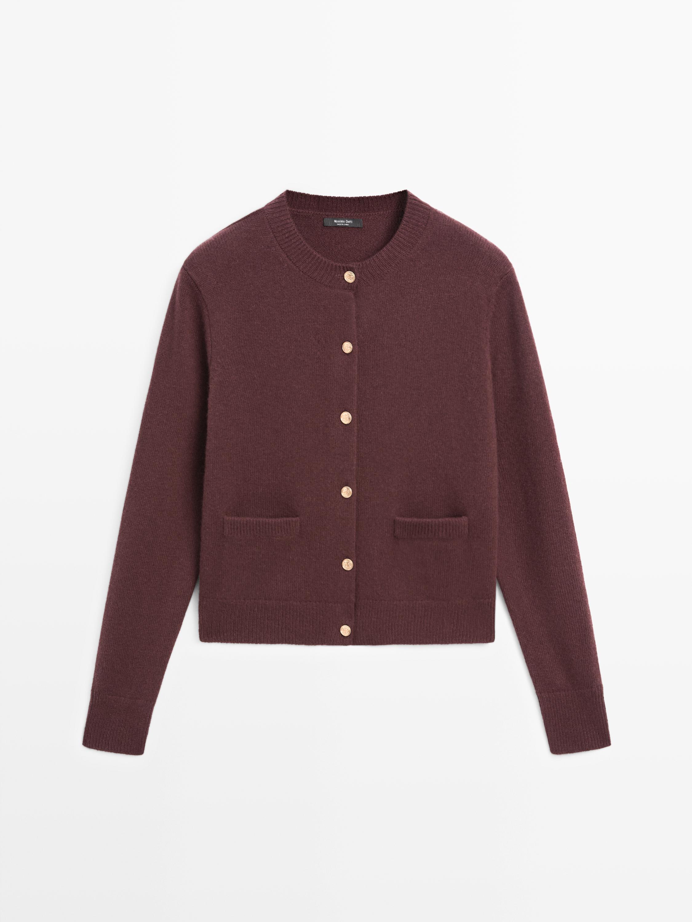 Cardigan boutons dorés